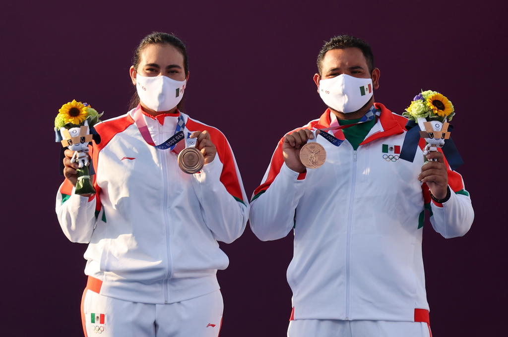 México consigue en tiro con arco su primera medalla en los Juegos Olímpicos de Tokio 2020