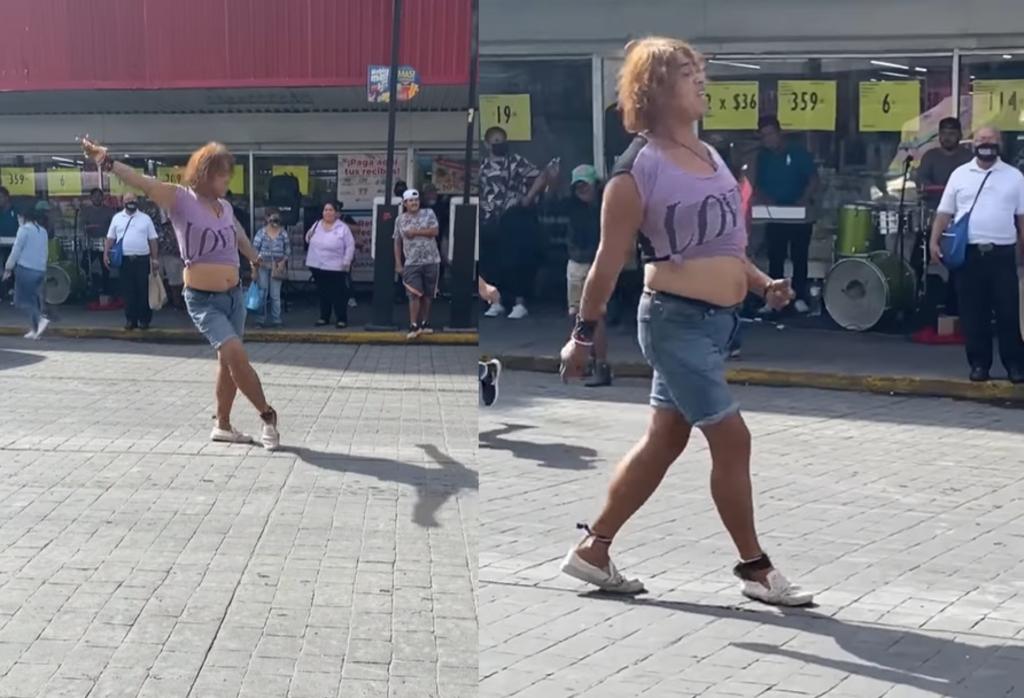 VIRAL: Hombre saca a relucir sus pasos de baile en la calle