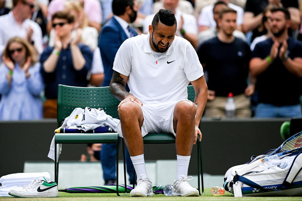 Nick Kyrgios se retira de Wimbledon por lesión