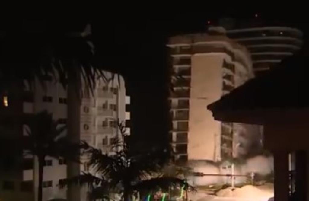 Así fue la demolición de los restos del edificio colapsado en Miami