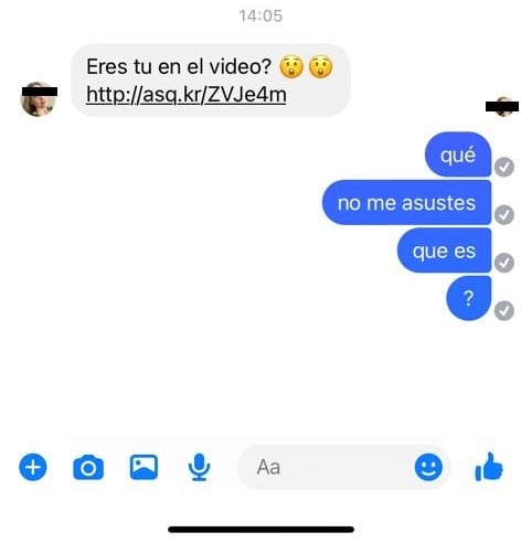 '¿Eres tú el del video?', usuarios alertan sobre mensaje en Facebook Messenger