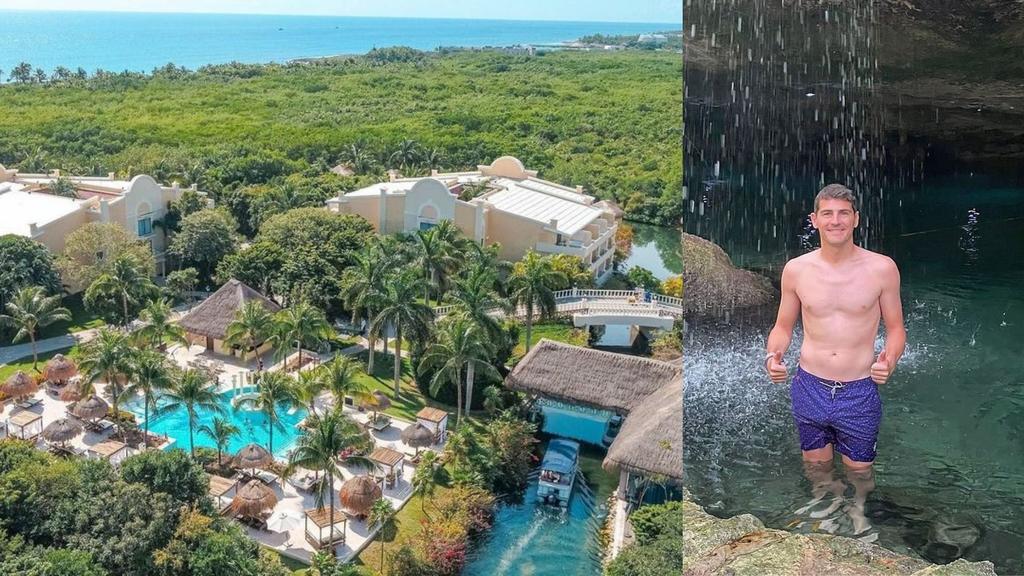 El lujoso hotel donde el futbolista Iker Casillas vacacionó en Yucatán, México