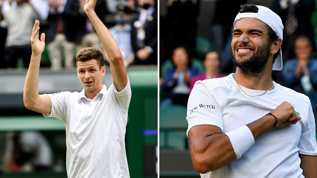 Matteo Berrettini y Hubert Hurkacz serán rivales en las semis de Wimbledon