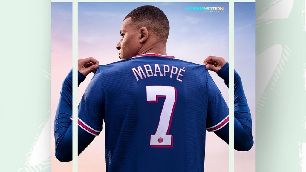 Kylian Mbappé protagoniza la portada del FIFA 22 con la camiseta del PSG