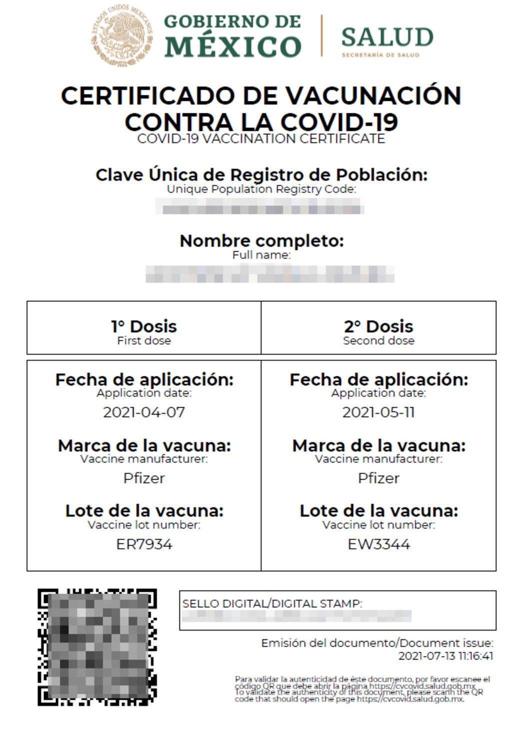 ¿Cómo descargar el certificado de vacunación contra el COVID-19?