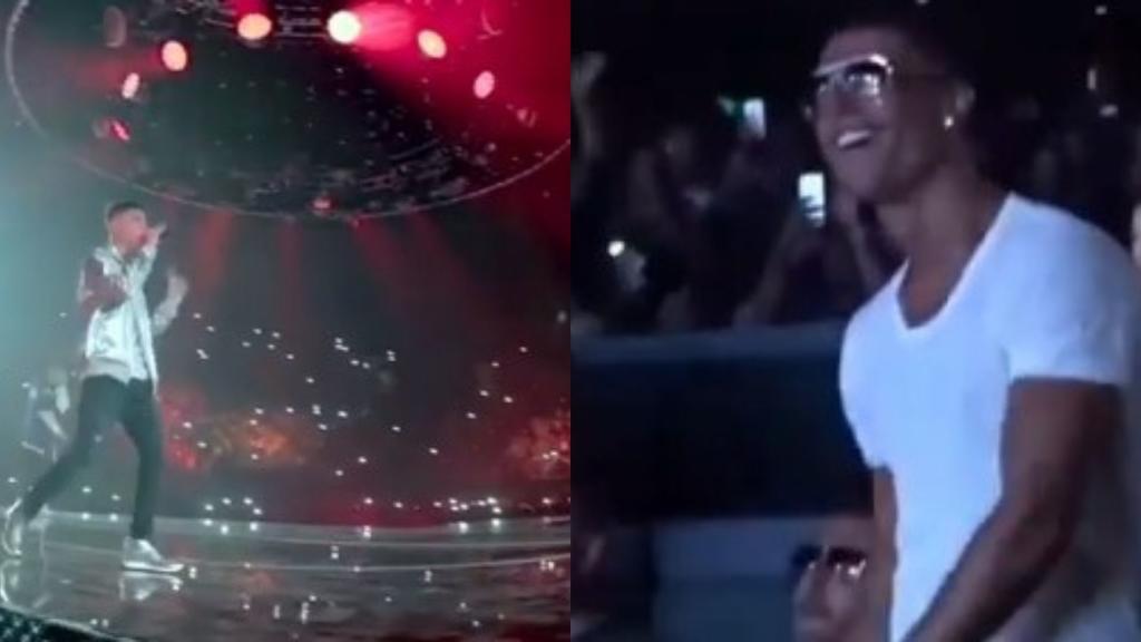 VIDEO: ¿Cristiano Ronaldo en concierto de Natanael Cano?