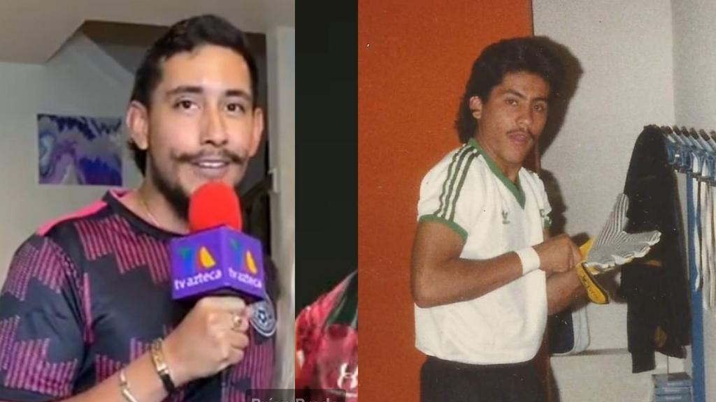 Christian Martinoli compara antiguo look de Jorge Campos con el 'Toluco', quien se hizo viral en partido de México 
