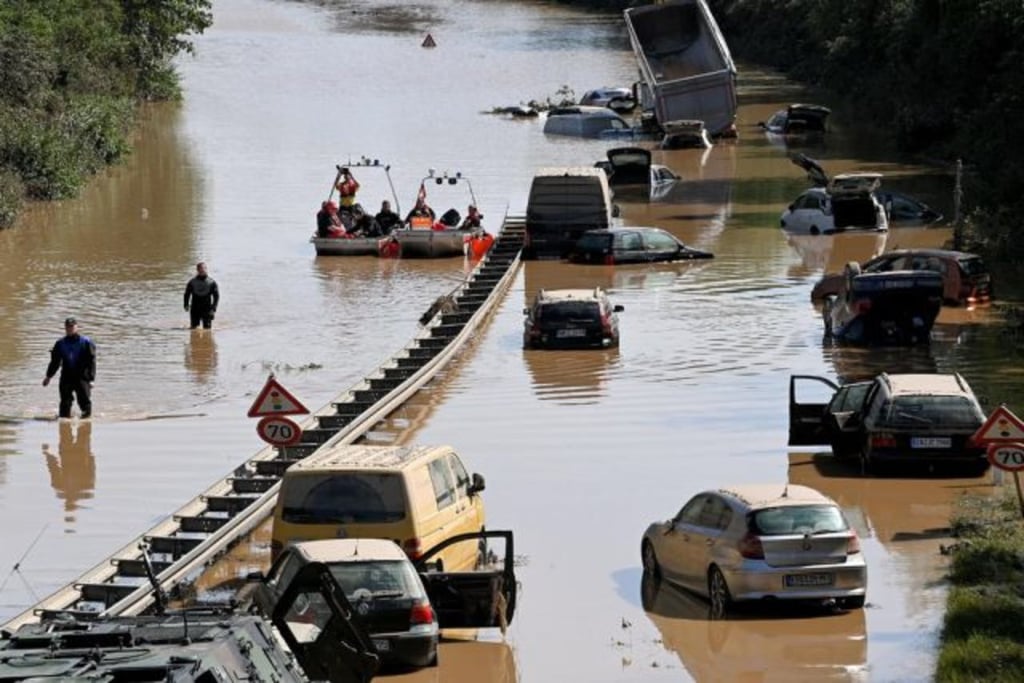 Inundaciones en Alemania dejan 143 muertos