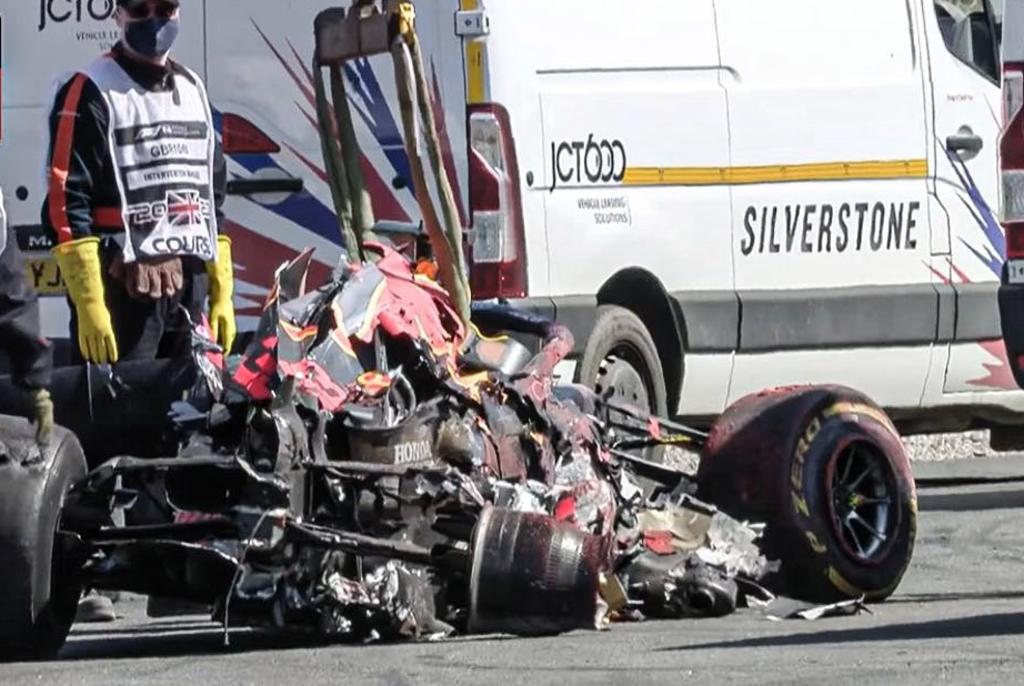 Max Verstappen sufre accidente durante el Gran Premio de la F1 de Gran Bretaña