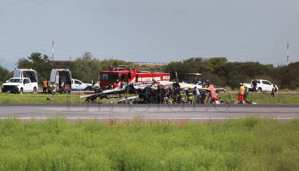 Un muerto y un lesionado, resultado de ‘avionetazo’ en aeropuerto de Durango