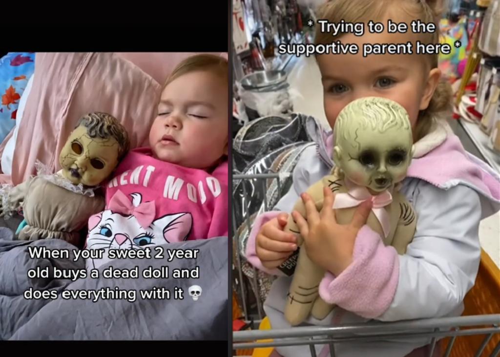 Madre está aterrada por el juguete favorito de su hija: una ‘muñeca zombi’