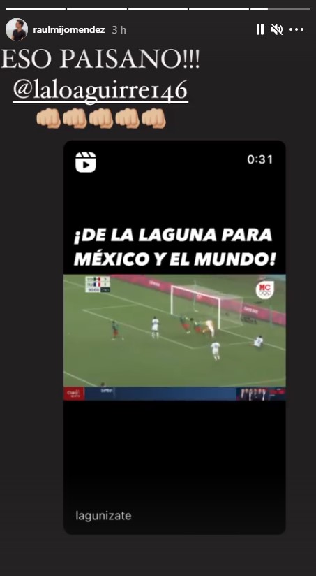 Famosos laguneros felicitan a 'El Mudo' Aguirre por su gol ante Francia