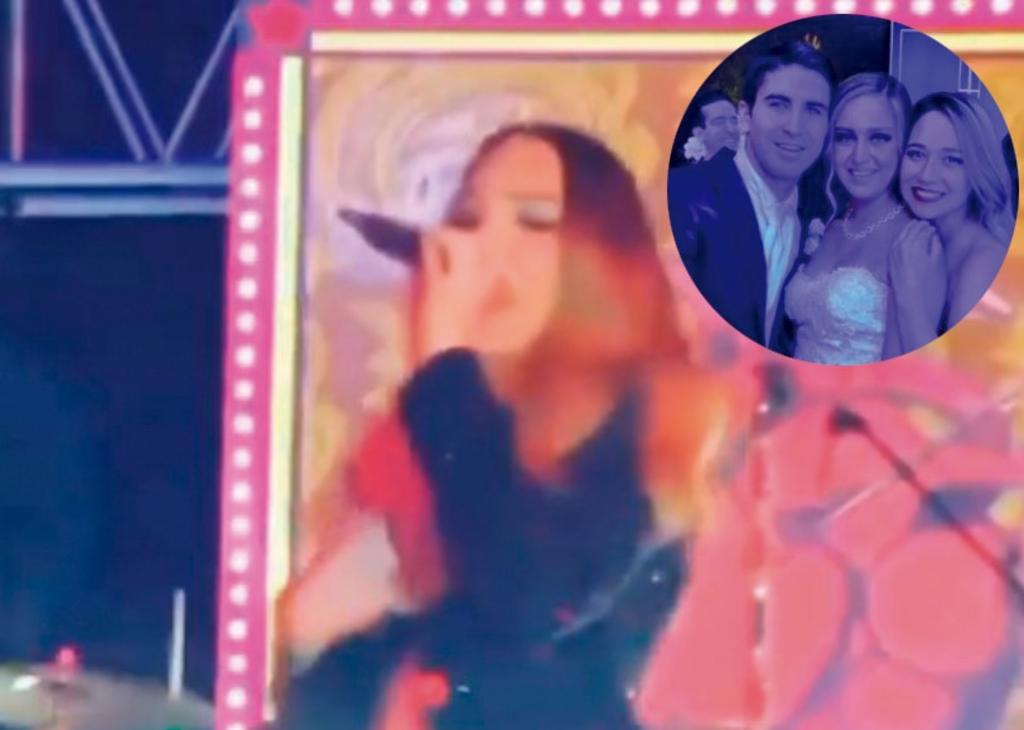 Belinda da 'concierto privado' en la boda del hijo de alcaldesa de Piedras Negras, Coahuila