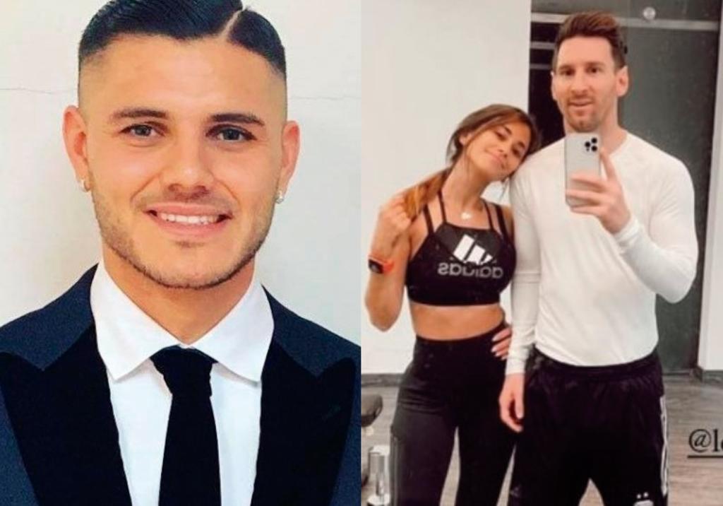 Advierten a Mauro Icardi sobre 'no robarle' a Messi su esposa Antonela