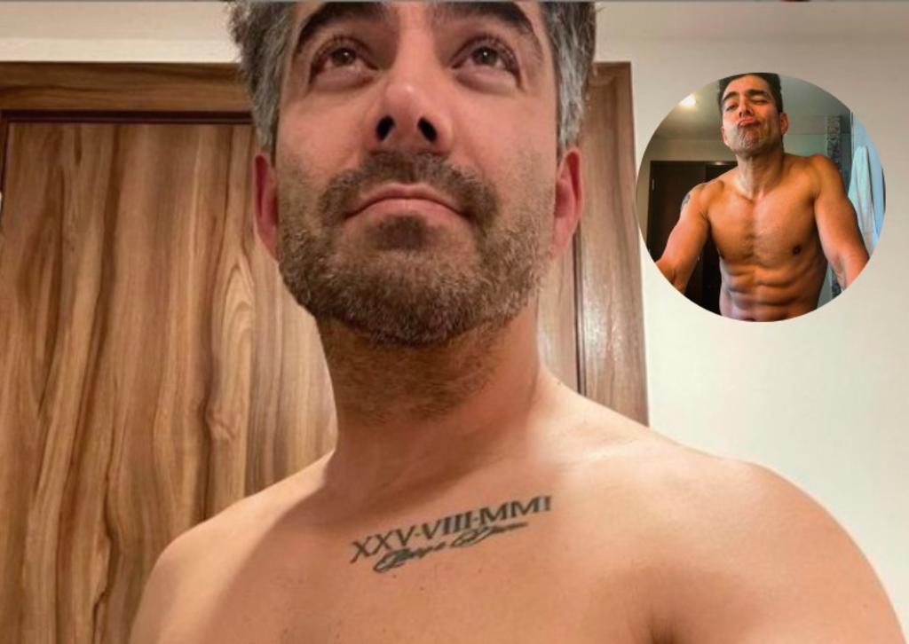 Omar Chaparro presume su impresionante aumento de peso para proyecto