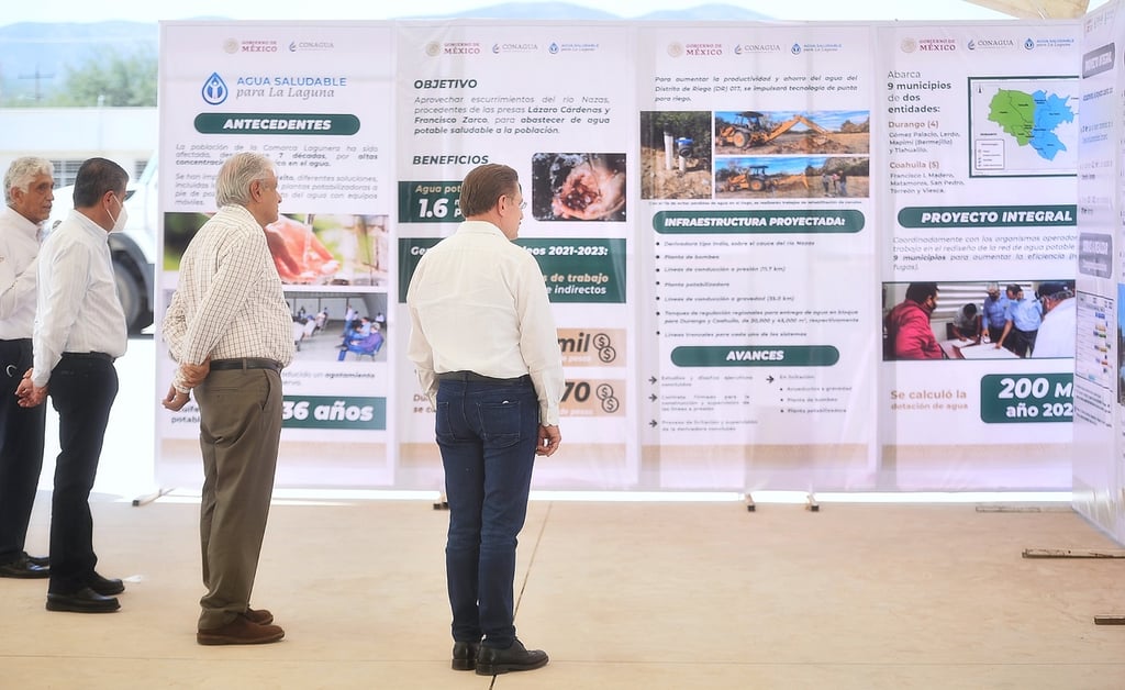 Suman esfuerzos Federación, Durango y Coahuila para sacar adelante Agua Saludable para la Laguna