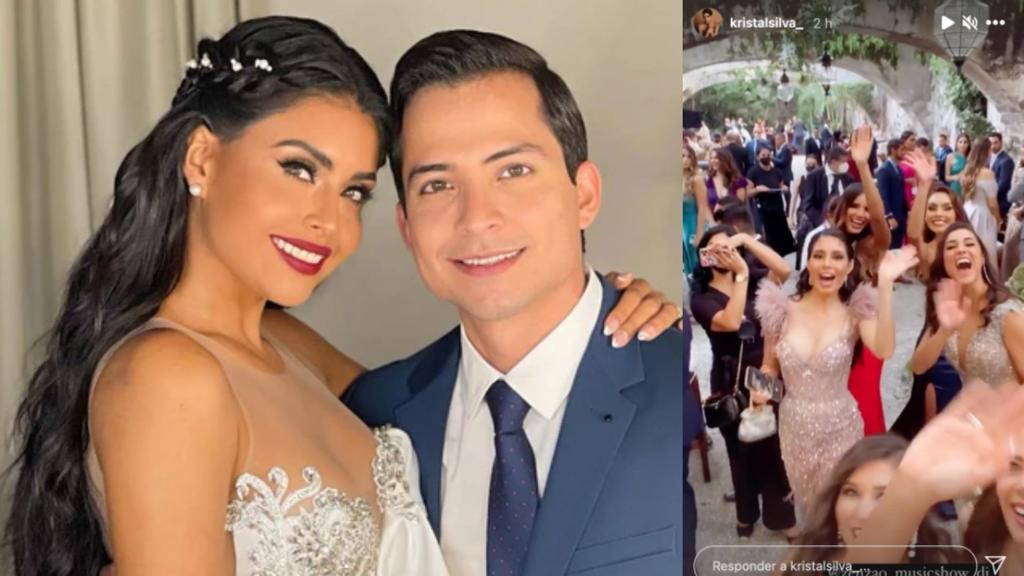 Kristal Silva celebra su boda en pleno pico de contagios por COVID