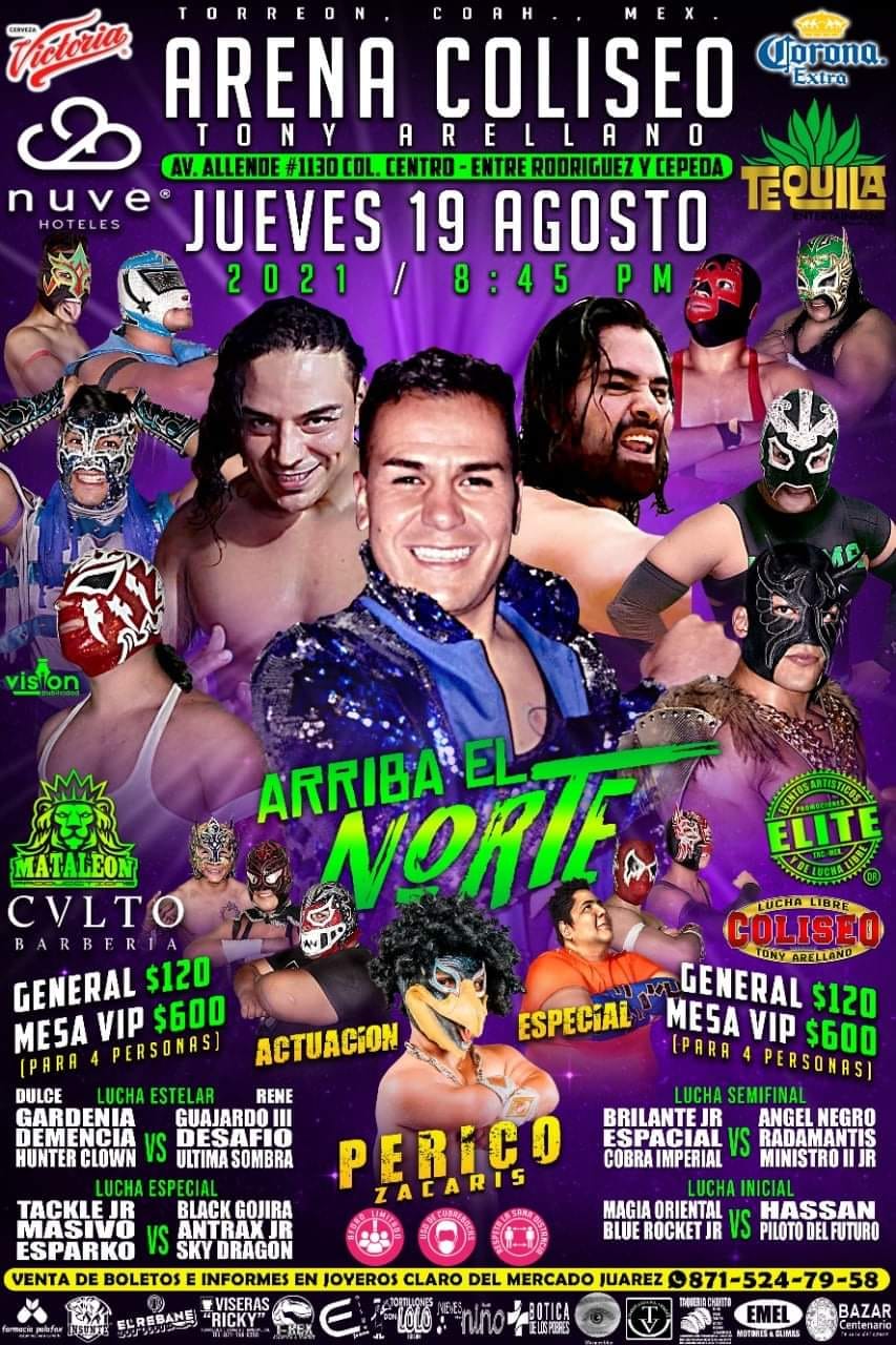 ¿A dónde ir a ver la lucha libre lagunera este fin de semana?