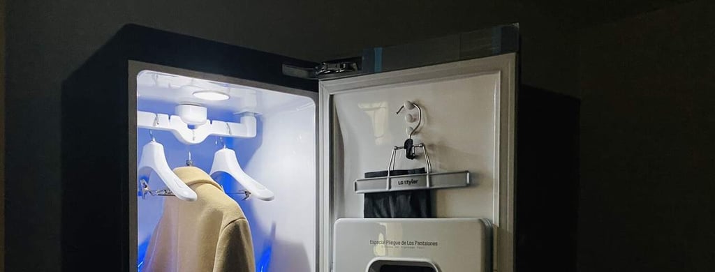 LG Styler, sistema de desinfección y planchado para el hogar