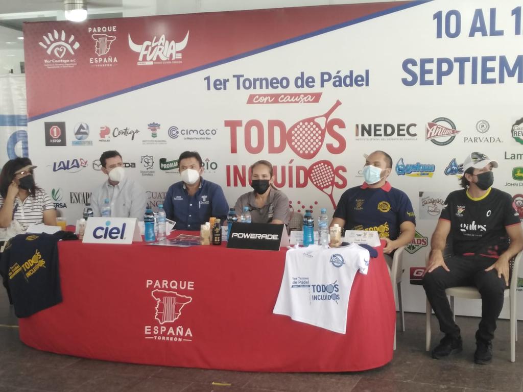 Lanzan convocatoria de torneo de pádel a beneficio de Ver Contigo