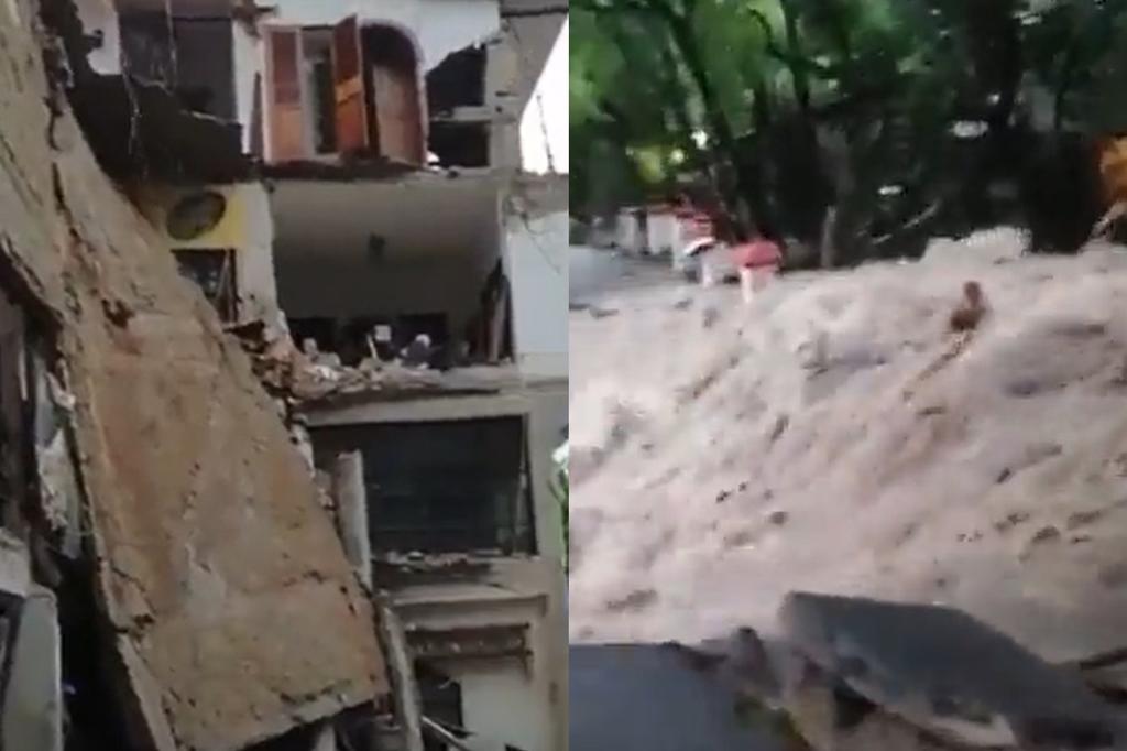 Así quedó el hotel que colapsó en Puerto Vallarta a causa del huracán 'Nora'