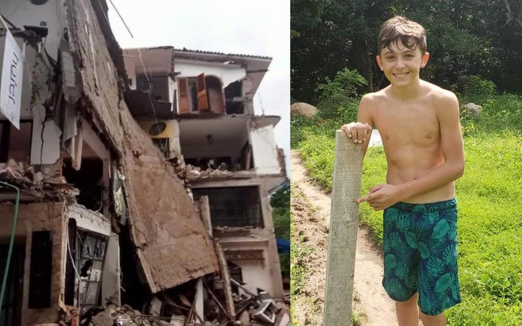 Curro Prados Asensio, el niño que perdió la vida en el hotel que colapsó en Puerto Vallarta