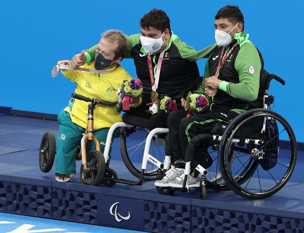 Deportistas mexicanos ganan oros en natación y atletismo de los Paralímpicos de Tokio 2020