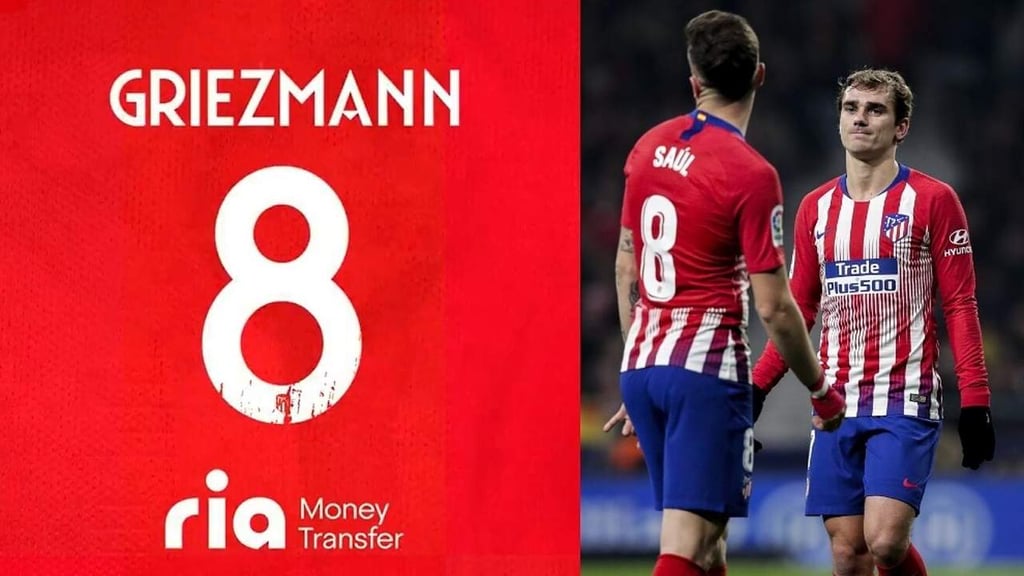 Antoine Griezmann lucirá el legendario dorsal '8' del Atlético de Madrid