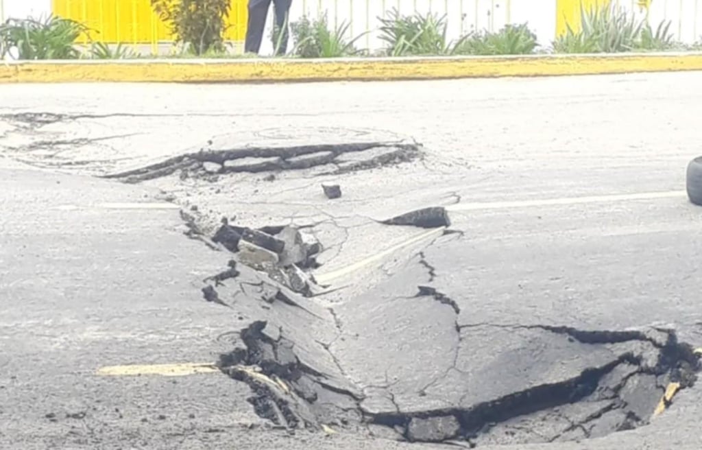 Lluvias ocasionan cuatro socavones y múltiples daños en Pachuca
