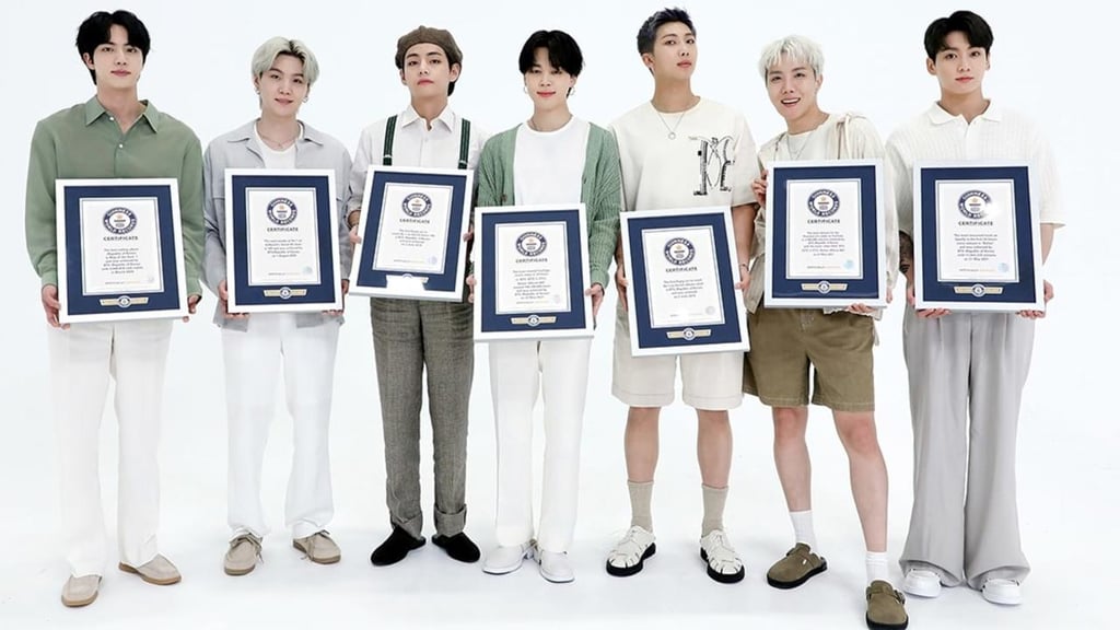 ¡Siguen haciendo historia!; BTS entra al Salón de la Fama de Guinness World Records 2022