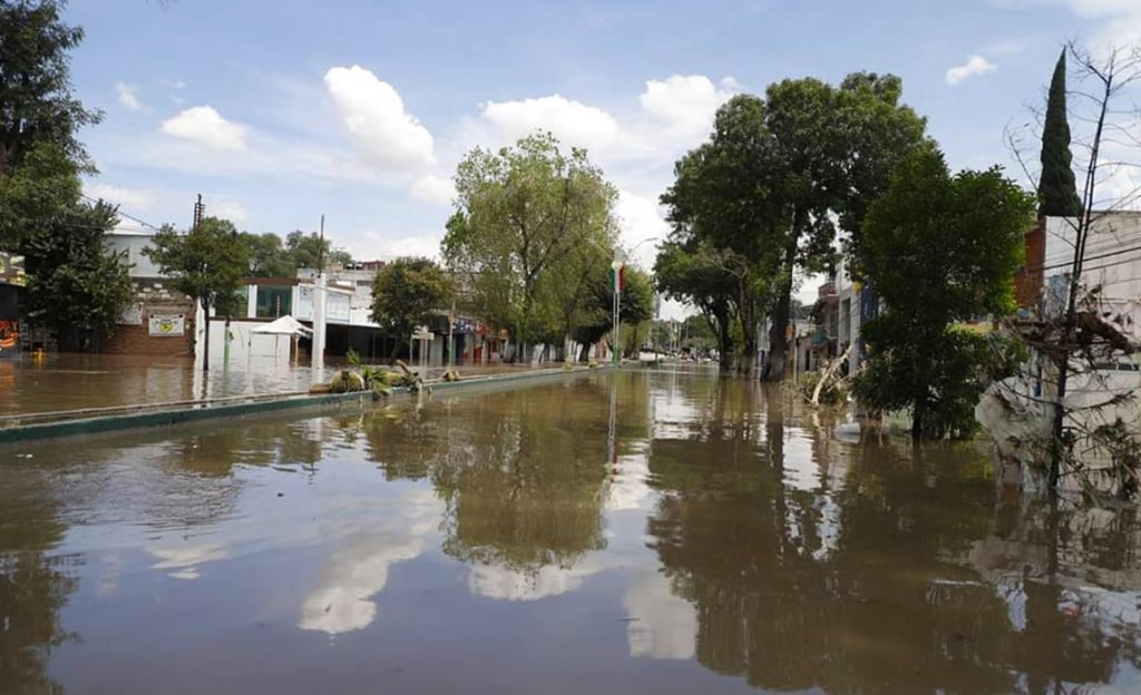 Se mantiene el desbordamiento del río Salado en Hidalgo