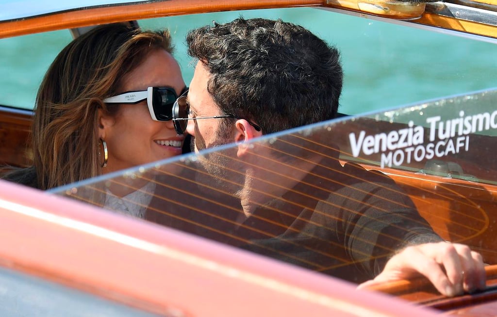 Ben Affleck y Jennifer Lopez llegan juntos al Lido de Venecia