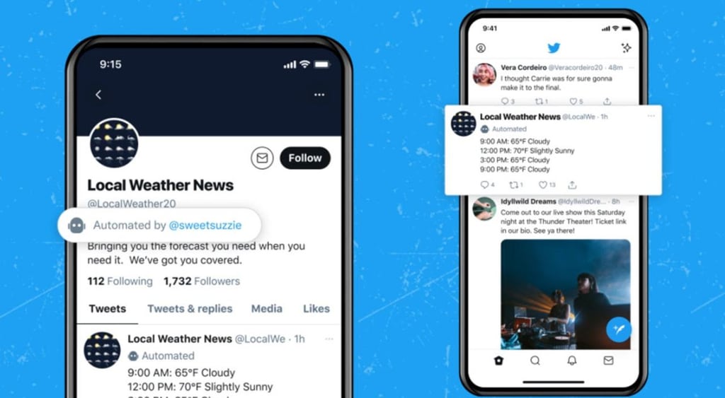 Twitter lanza función que te ayudará a identificar cuando los bots publiquen tuits