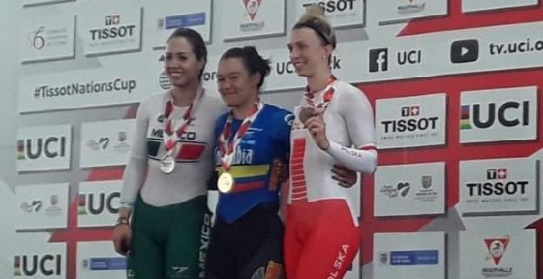 Gana la ciclista Yuli Verdugo medalla de plata en la Copa de Naciones