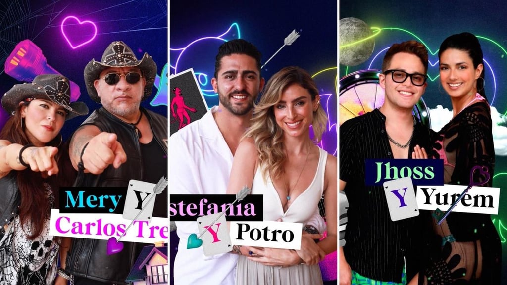 Famosos y sus parejas se pondrán a prueba en el reality 'Inseparables, amor al límite'