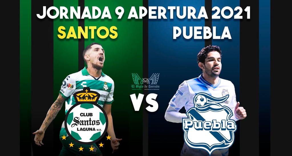 Santos Laguna vs Puebla, partido de la jornada 9 del Torneo Apertura 2021
