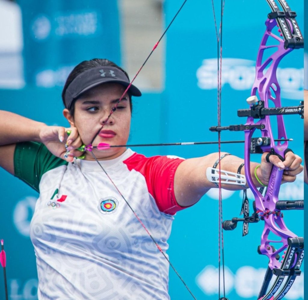 Andrea Becerra le da a México su tercera medalla mundialista en tiro con arco