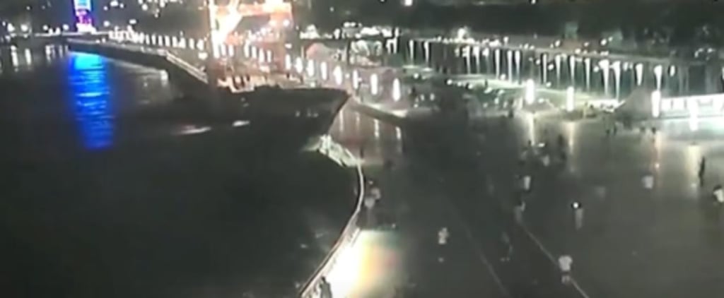Barco se estrella contra el malecón de un río y provoca que turistas huyan