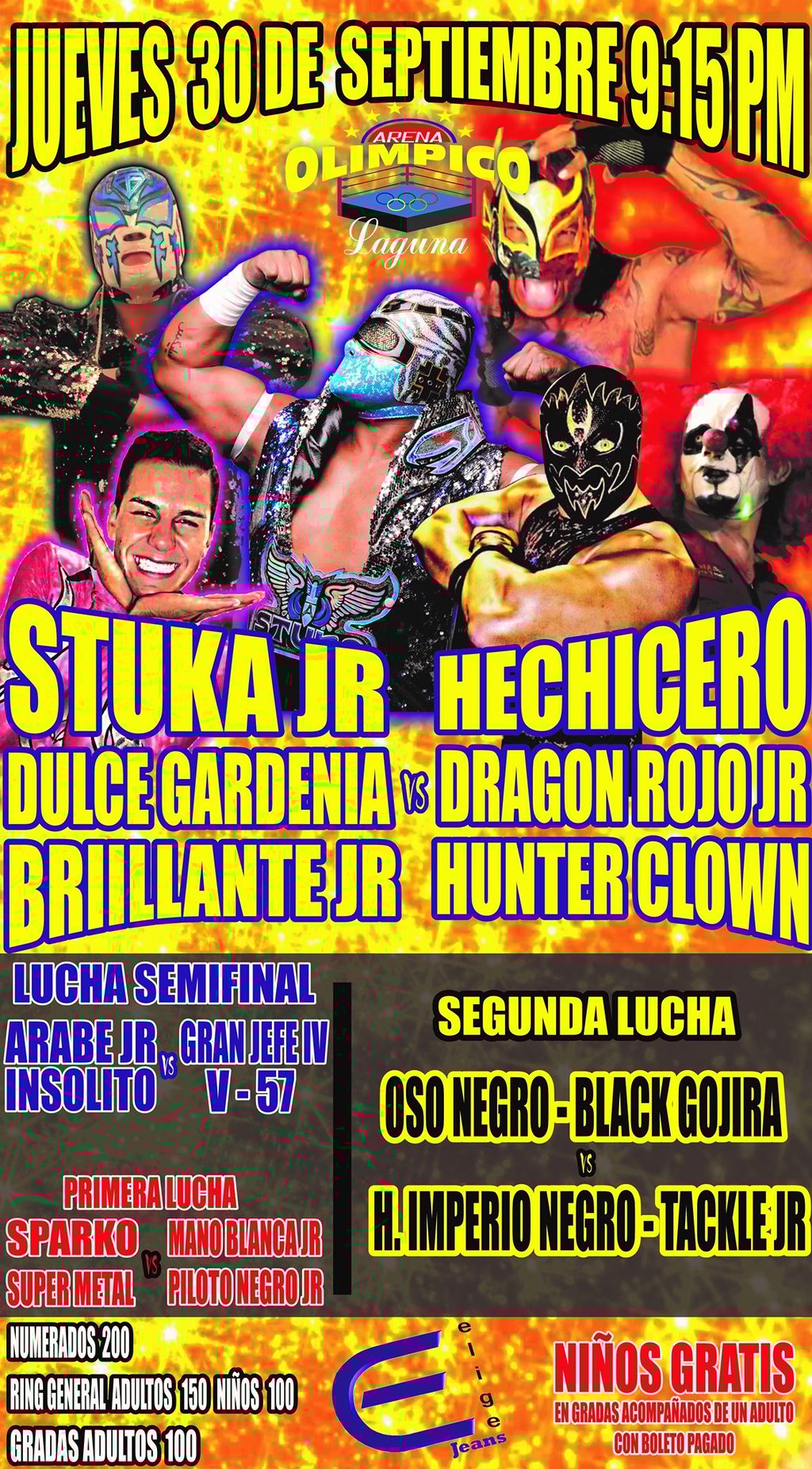 Viene Hechicero a la Arena Olímpico Laguna este jueves