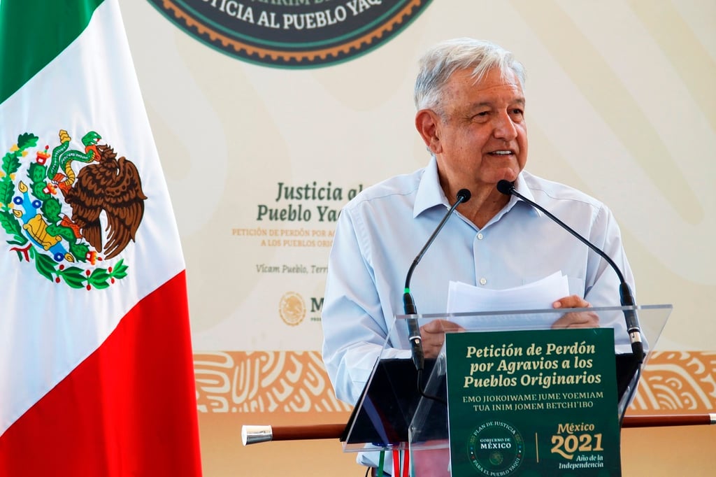 Presidente pide perdón al pueblo Yaqui por injusticias