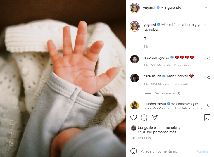 Yuya muestra la primera foto de su bebé