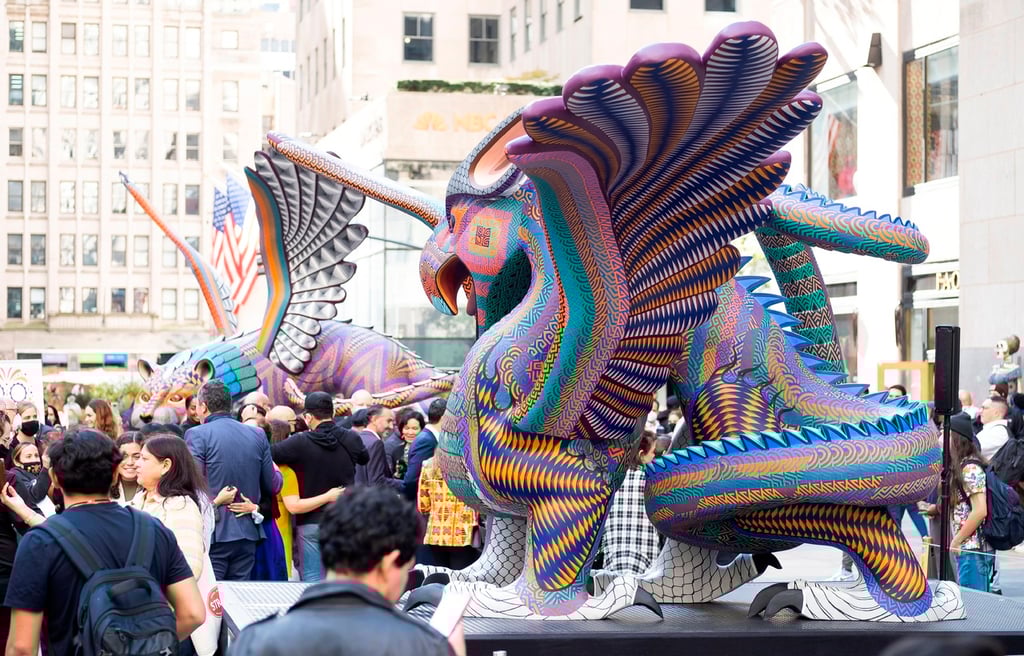 Alebrijes mexicanos llegan a Rockefeller Center