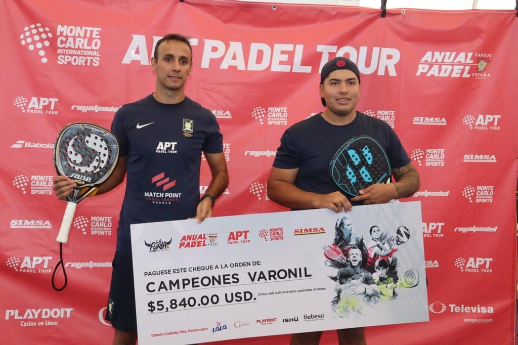 Hay campeones en American Padel Tour de Parque España