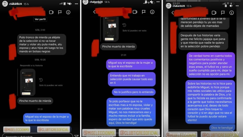 'Chaka' Rodríguez exhibe amenazas de muerte contra su esposa e hijos tras partido contra EUA