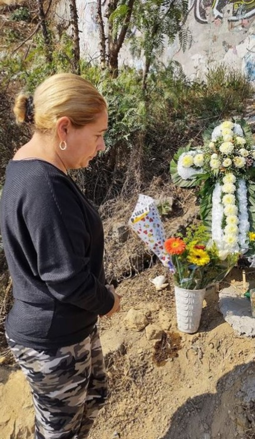 Familiares de Octavio Ocaña regresan al lugar donde perdió la vida