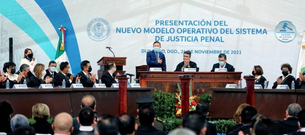 Durango, pionero en nuevo modelo operativo del Sistema de Justicia Penal