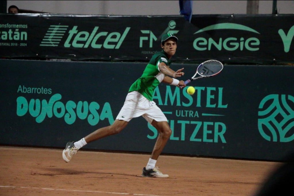 Rodrigo Pacheco tropieza en cuartos de final del Mundial Juvenil de Tenis en Yucatán