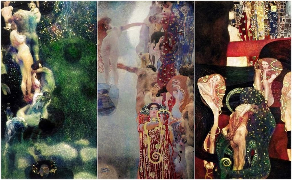 La inteligencia artificial devuelve el color a tres obras perdidas de Klimt