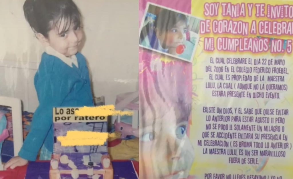 'No se junten con Tania'; trabajos escolares 'inapropiados' de una niña y su padre se vuelven virales