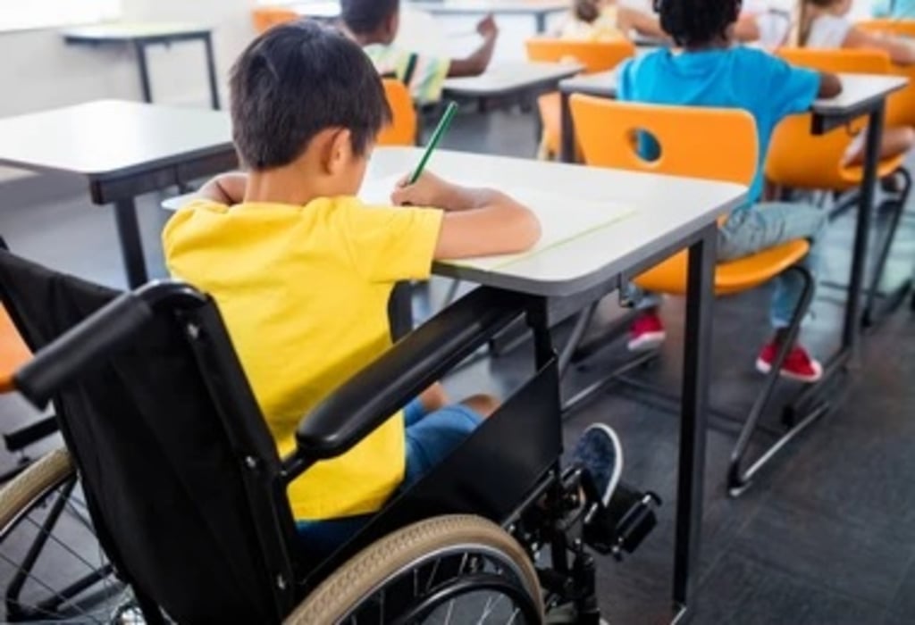 Personas con discapacidad ya estudian en escuela regular